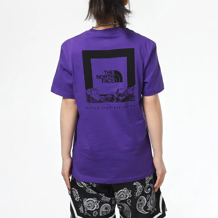 THE NORTH FACE T Shirt Unisex Peak Purple-2