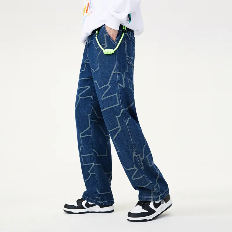 GUKUUL Jeans Unisex Dark Blue-6