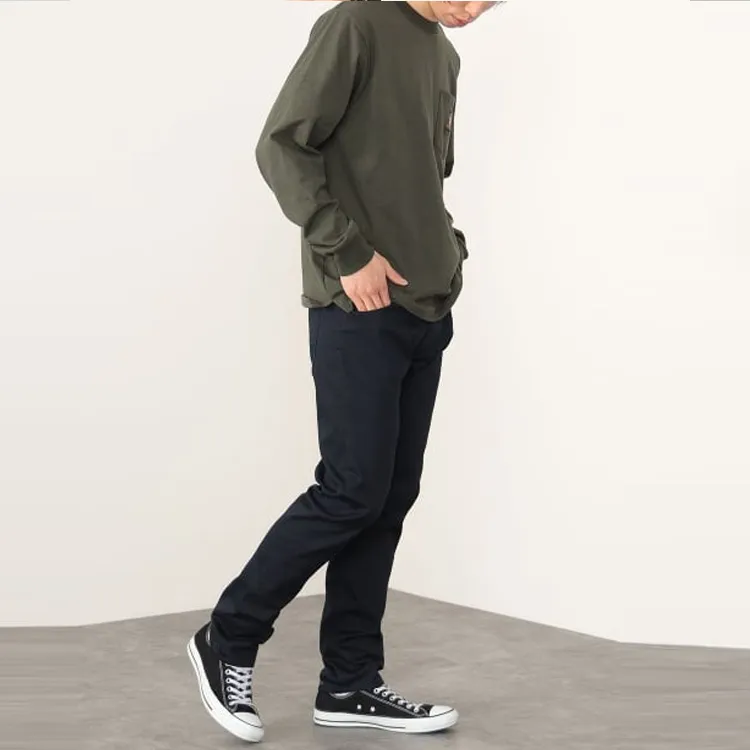 Beams T-Shirts Men Olive Green-2