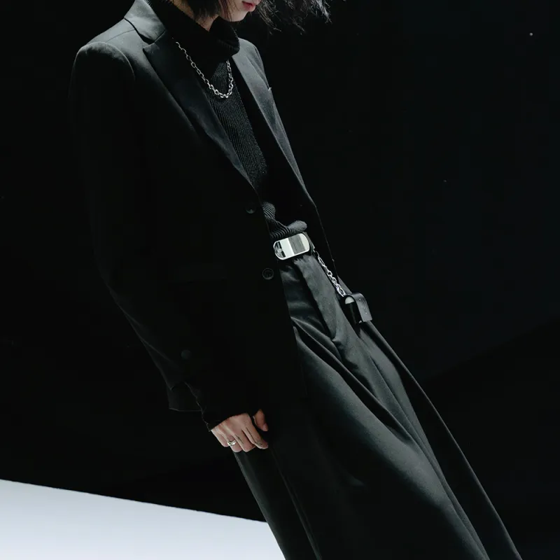 Kami Anger Leather Belts Unisex Black-2