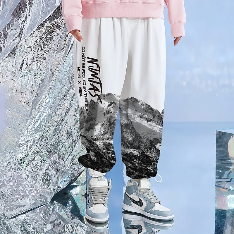 SANSYAS Casual Pants Unisex White-2