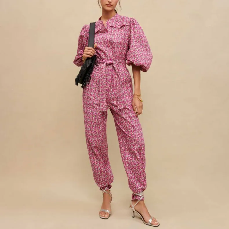 Maje Jumpsuits Women's Rose Red-1