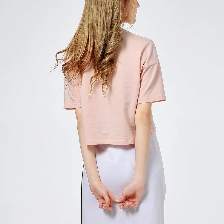 PUMA Crop Tops Women's Pink-3