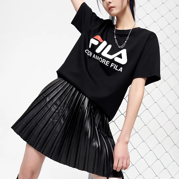 FILA FUSION T Shirt Men's Charcoal Black-5