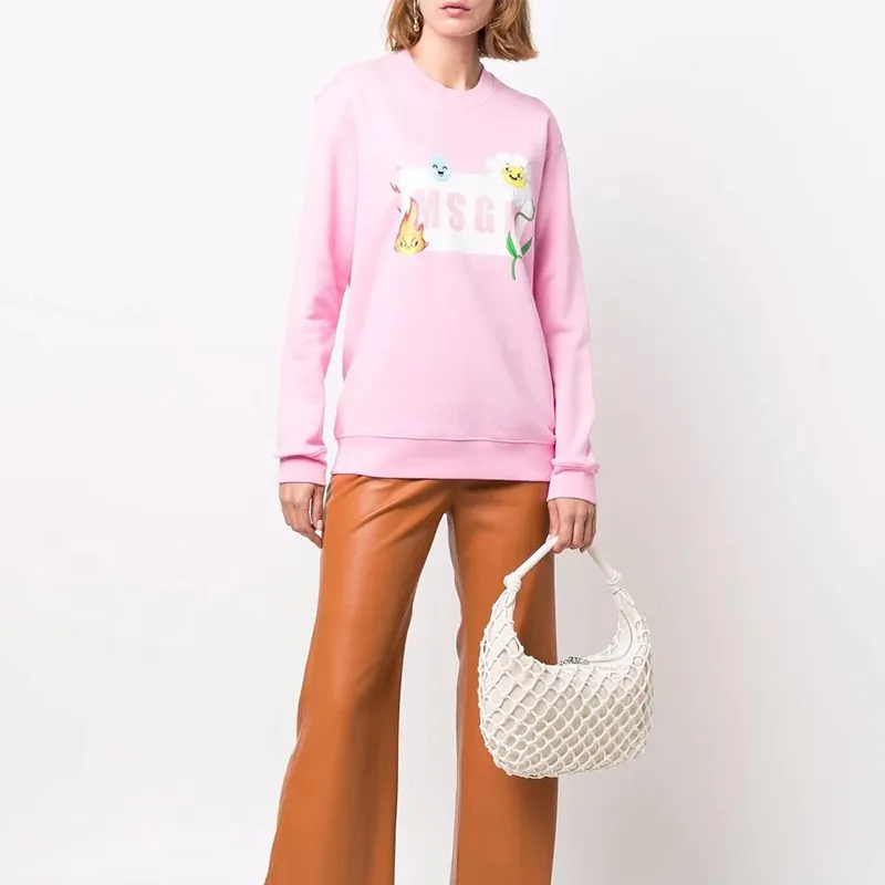 MSGM Sweatshirts Women's Pink-1