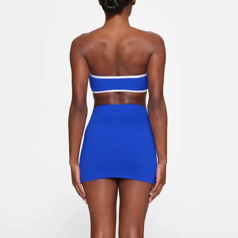 Skims Swim Tube Skirt Cobalt-1