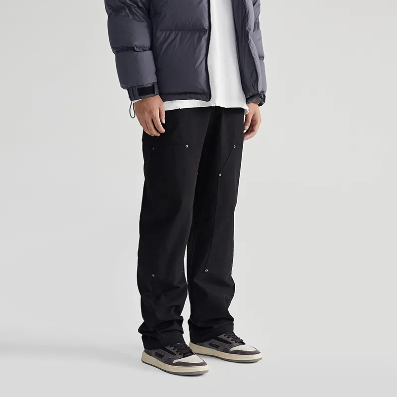 CONKLAB Straight Sports Pants Unisex Black-3