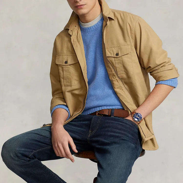 Polo Ralph Lauren Shirts Men Khaki-1