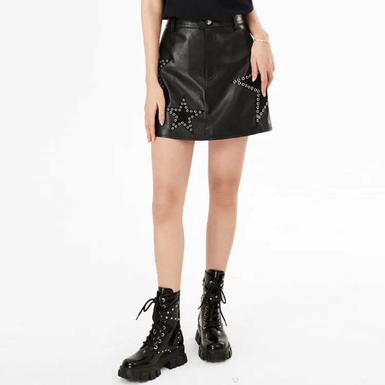 BOY BY BOY Casual Short Skirts Women's Black-3