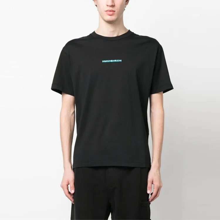 STONE ISLAND T Shirts Men Black-1