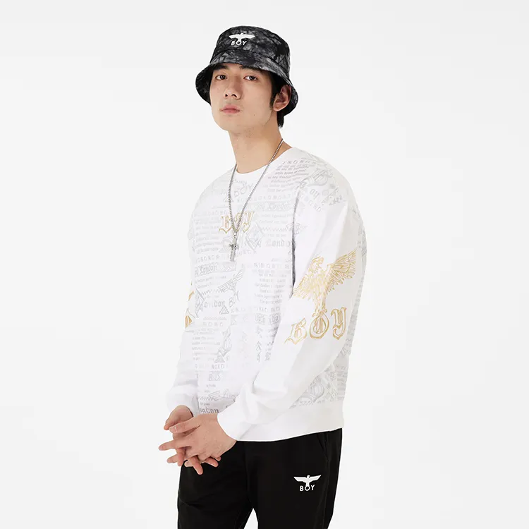 Boy London Sweatshirts Unisex White-5