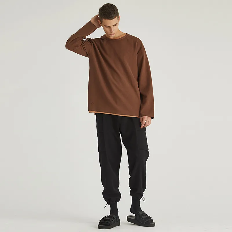 DECESOLO Knitted Sweatpants Men-5