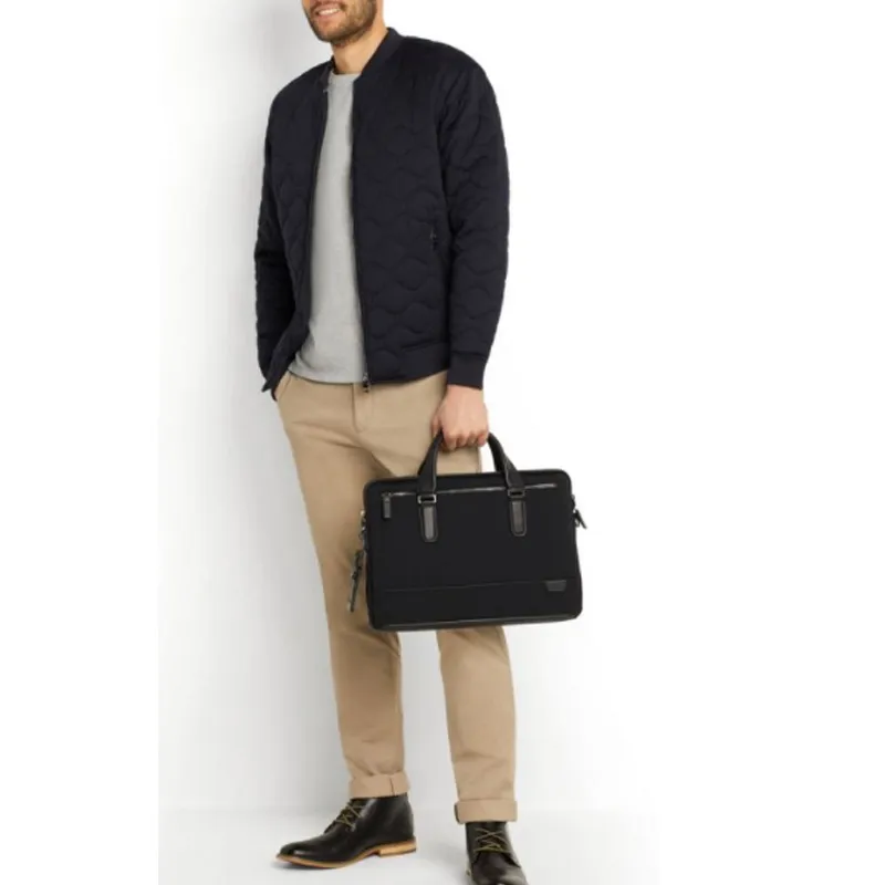 TUMI TUMI Harrison Nylon Briefcase Laptop Bag Shoulder Bag Crossbody Bag Handbag Regular Unisex Black-5