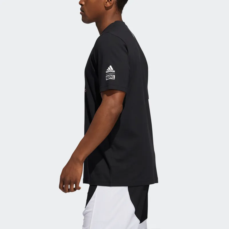 Adidas T Shirts Men Black-3