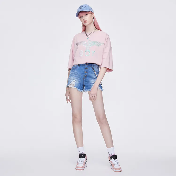 Boy London SS21 T Shirt Unisex Pink-5