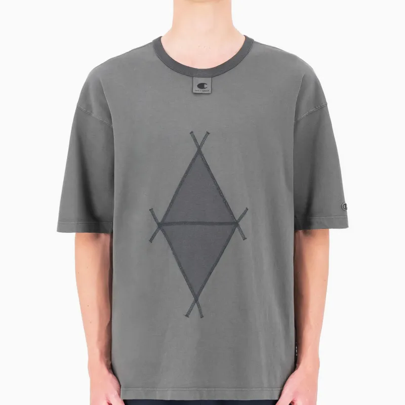 Champion x Craig Green Crew Neck Loose Fit Straight Short-Sleeved T-Shirt Unisex Dark Gray-2