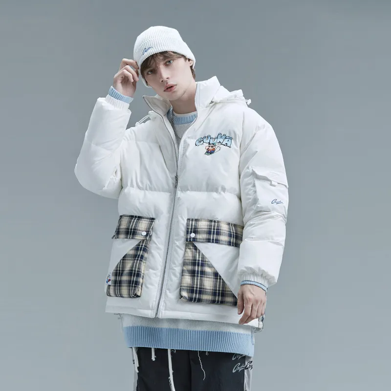 Guuka Puffer Jacket Unisex White-7