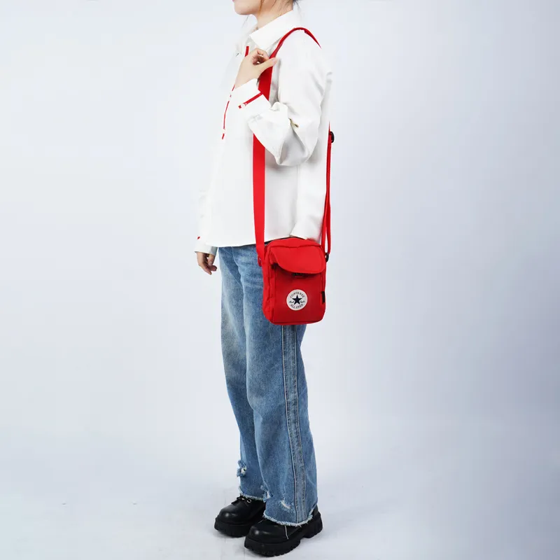 Converse Polyester Shoulder Bag Crossbody Bag Regular Unisex Red-7