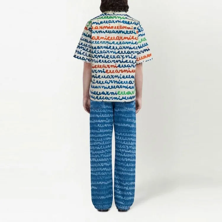 MARNI Straight Leg Printed Denim-2
