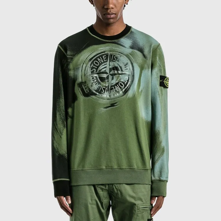 STONE ISLAND Sweatshirt Men's Green-3