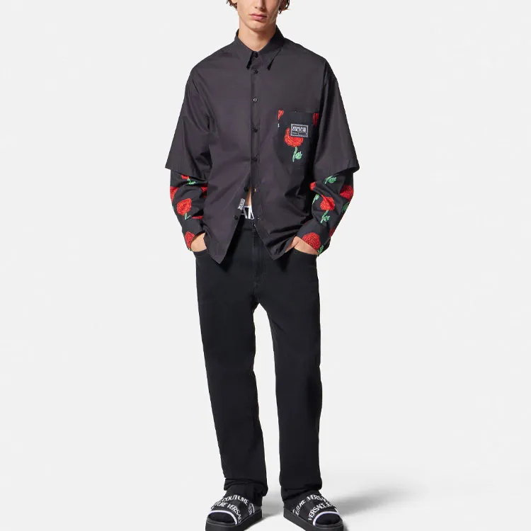 VERSACE JEANS COUTURE Jeans Men's Black-1