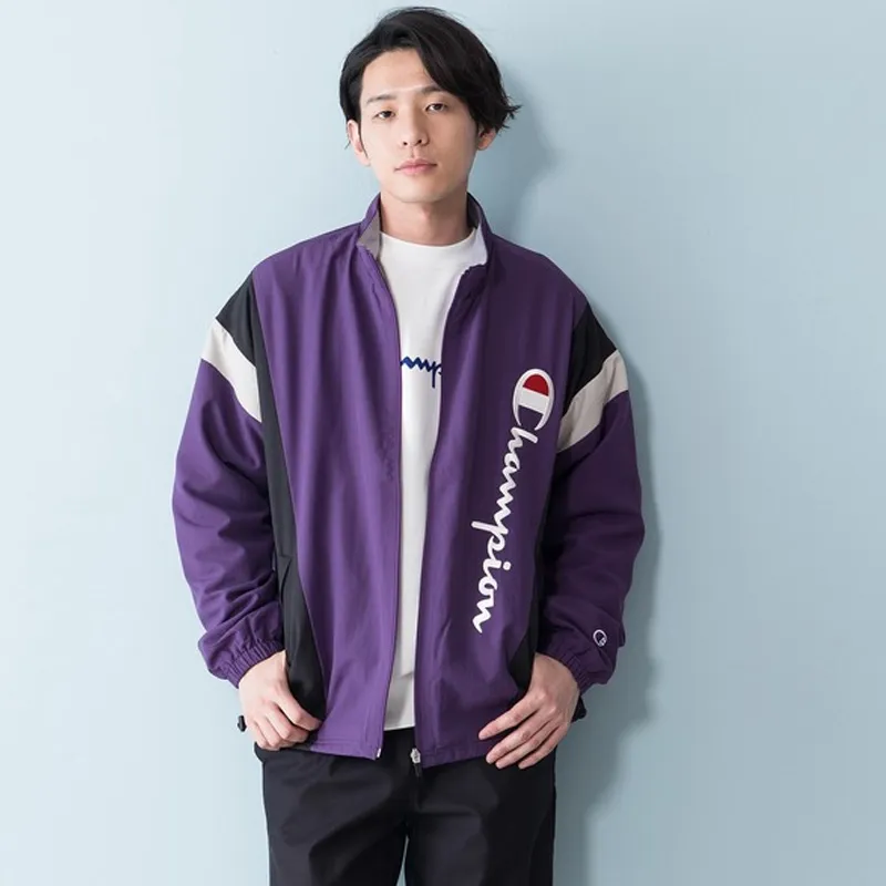 Champion Jacket Japan Version Unisex Purple-3