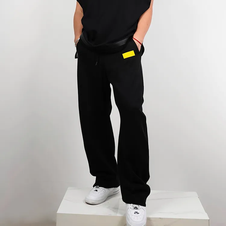 RICKYOUNG Straight Thickened Casual Pants Unisex-7