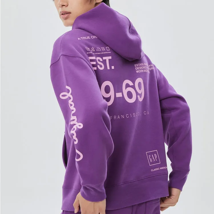 GAP Sweatshirts Men Purple-3