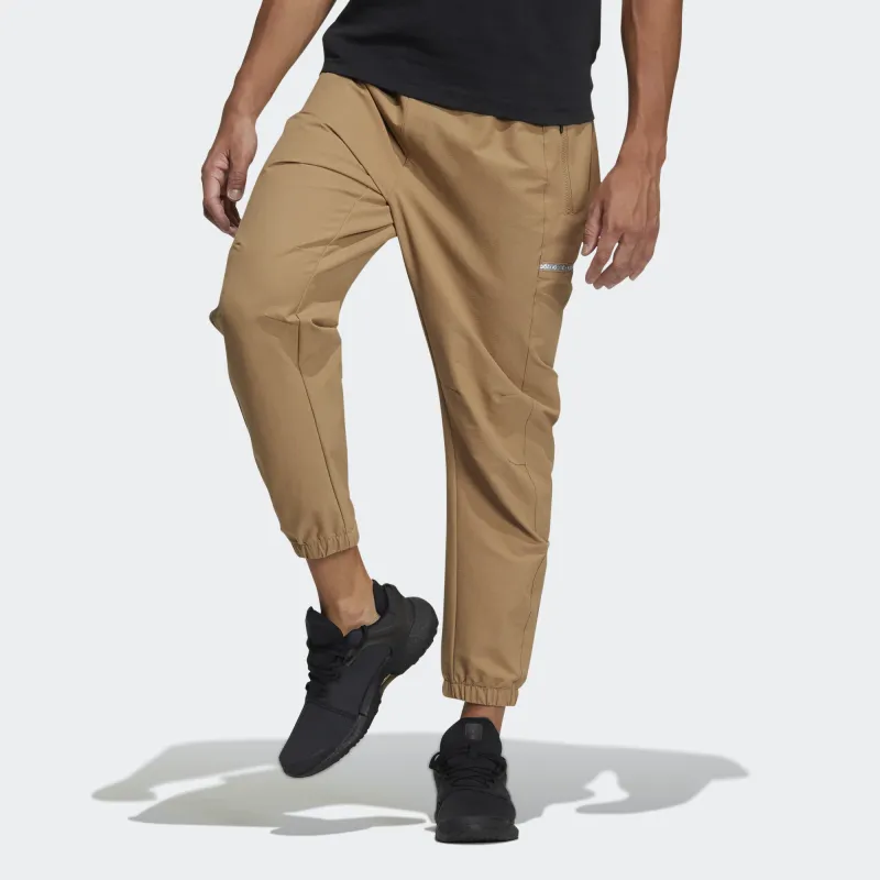 Adidas Sports Pants Men Yellow Paper-1