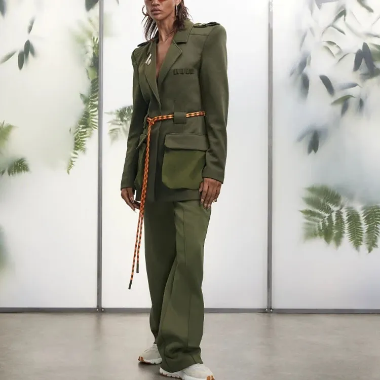 adidas X IVY PARK Twill Suit Top Wild Pine-3