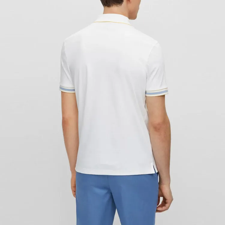 HUGO BOSS Polo Shirts Men White-3