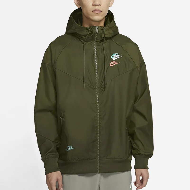 Nike Jackets Men Olive Green-3