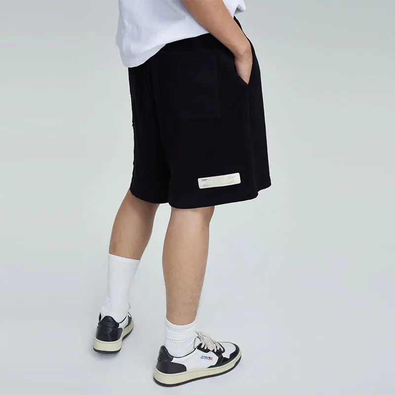 ROARINGWILD SS22 Fitted Shorts Unisex Black-3