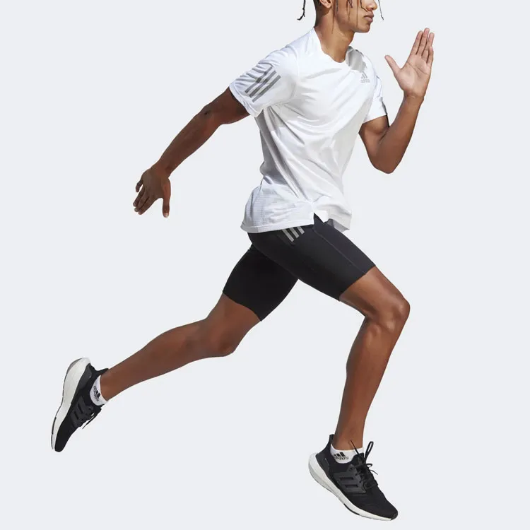 Adidas Free Shipping With AdiClub Own The Run 1/2 Leggings-1