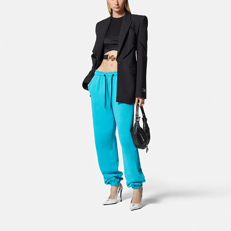 VERSACE Logo-Printed Drawstring Sweatpants-1