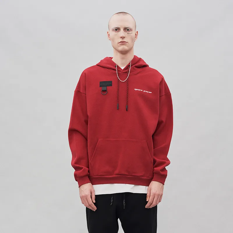 Organic Emotion Hooded Loose Fit Regular Sweatshirt Unisex-7