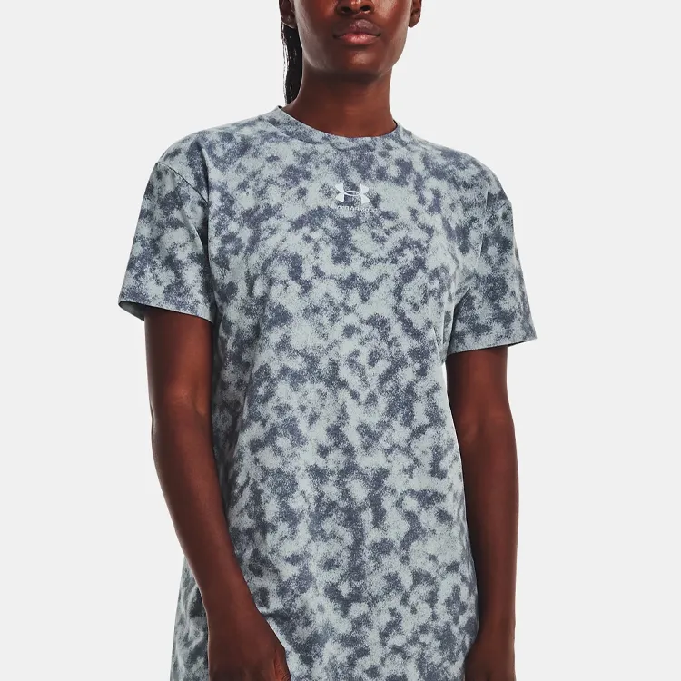 Under Armour T Shirt Women's Harbor Blue-4