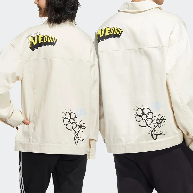 Adidas Neo Jackets Unisex Yellow/White-2