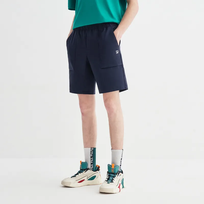 FILA Casual Shorts Men Royal Blue-2