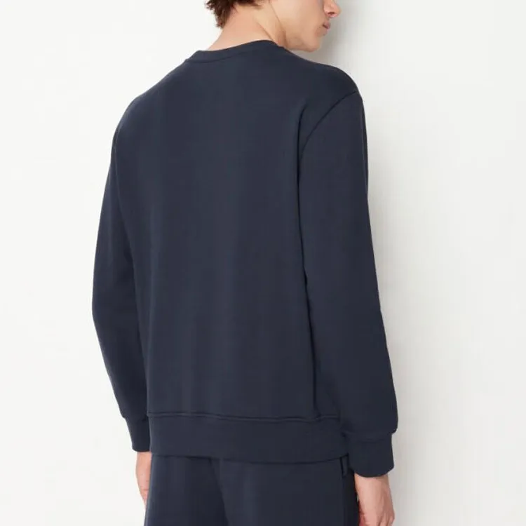ARMANI EXCHANGE Sweatshirts Men Navy Blue-4