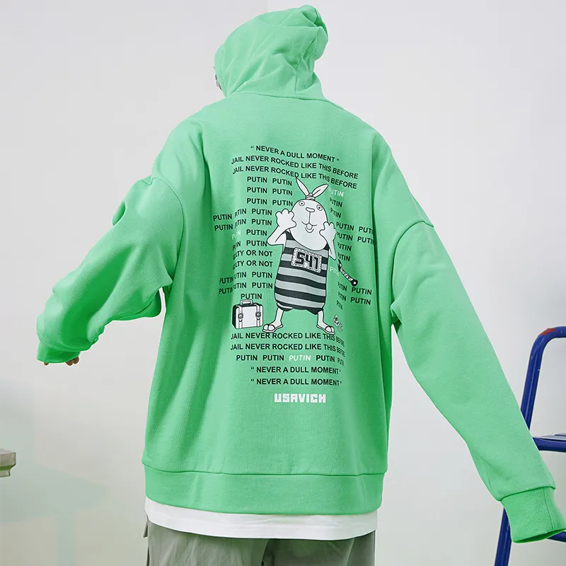 EPTISON TAOWANGTU Hooded Loose Fit Sweatshirt Unisex-4