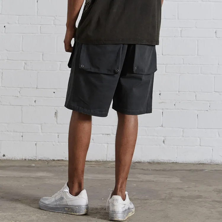 Profound Loose Fit Shorts Unisex Charcoal Black-4