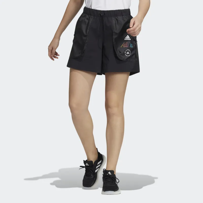 Adidas W Wv Shorts Casual Shorts Women's Black-1