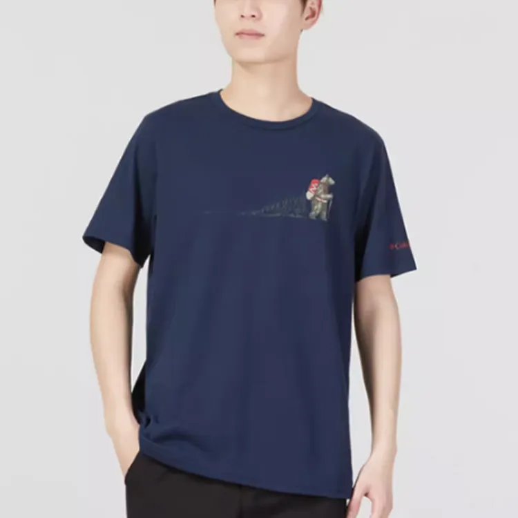 Columbia T Shirt Men's Royal Blue-1