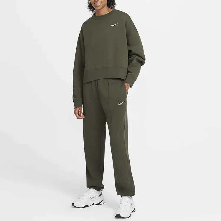Nike Knitted Sweatpants Women's Army Green-2