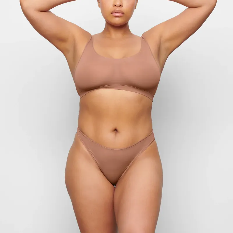 Skims Jelly Sheer Scoop Neck Bralette Sienna-1
