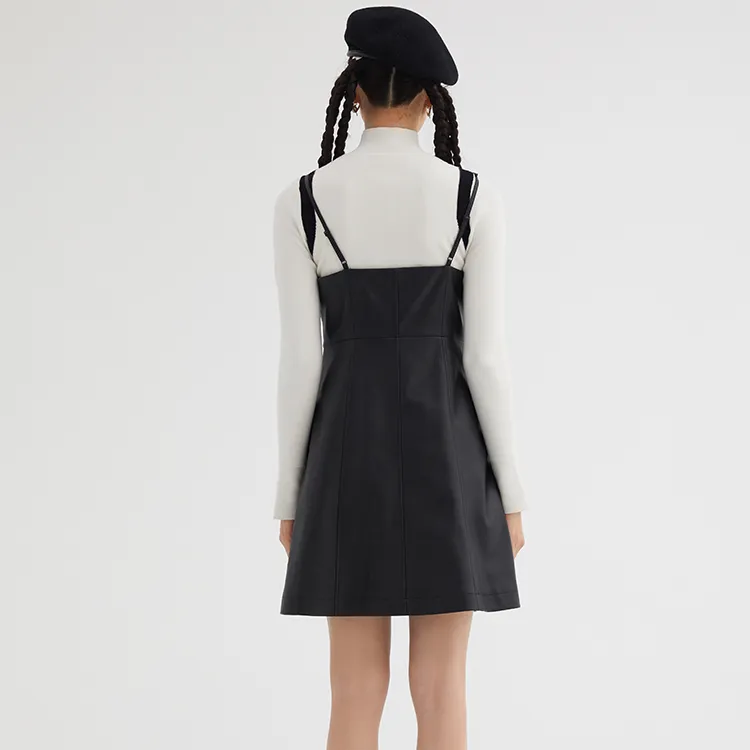 LOFT SHINE Camisole Dress Black-2