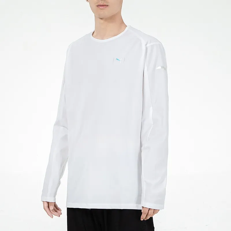 PUMA T Shirts Men White-4