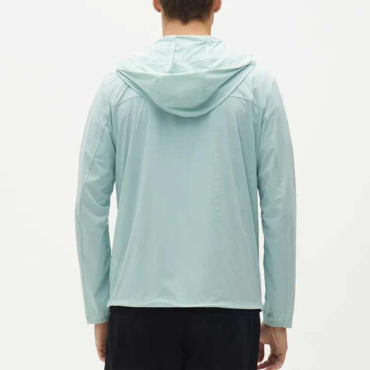 FILA Jackets Men Cream Gray Green-4