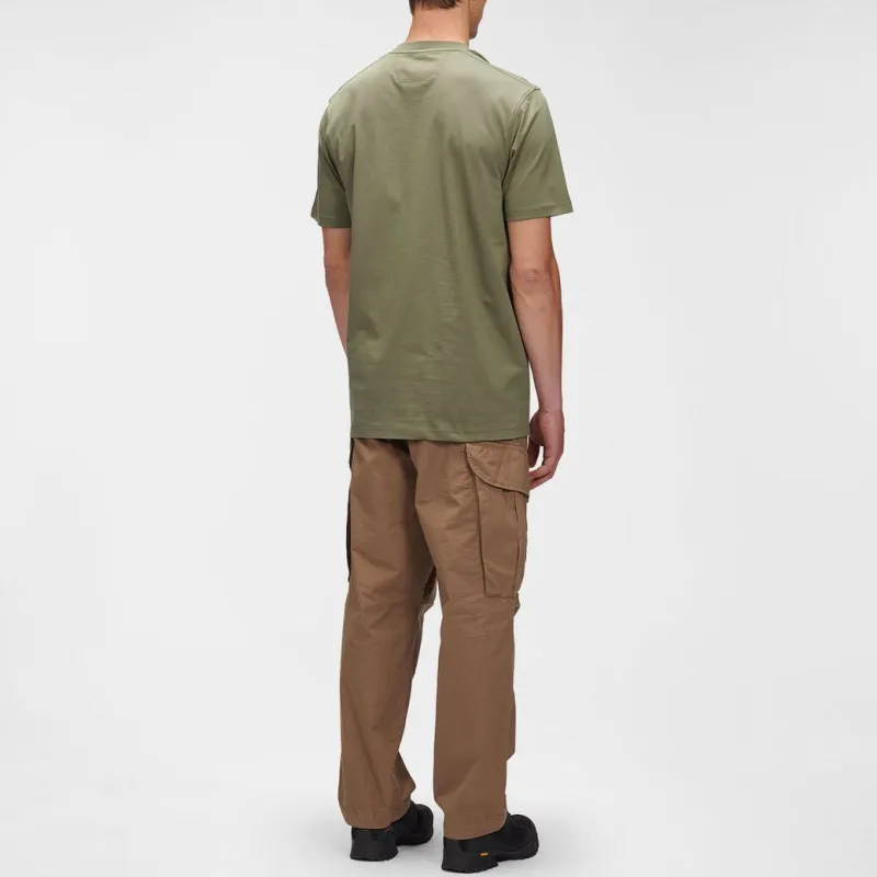 C.P.Company T Shirts Men Olive Green-2